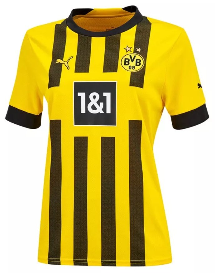 Camisa Feminina I Borussia Dortmund 2022 2023 Puma oficial 
